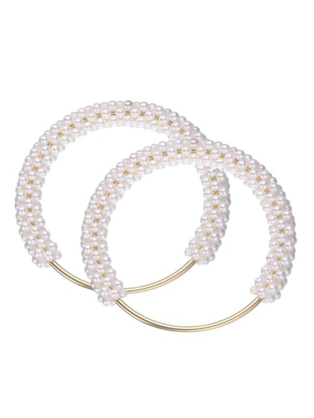 Pearl Decor Purse Handle, Imitation Pearl Beaded Handbag Handle Clutch Purse